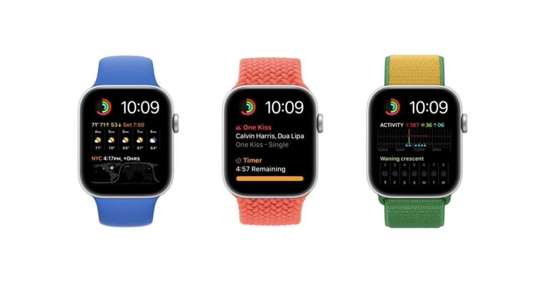 Цветовые варианты Apple Watch Series 7