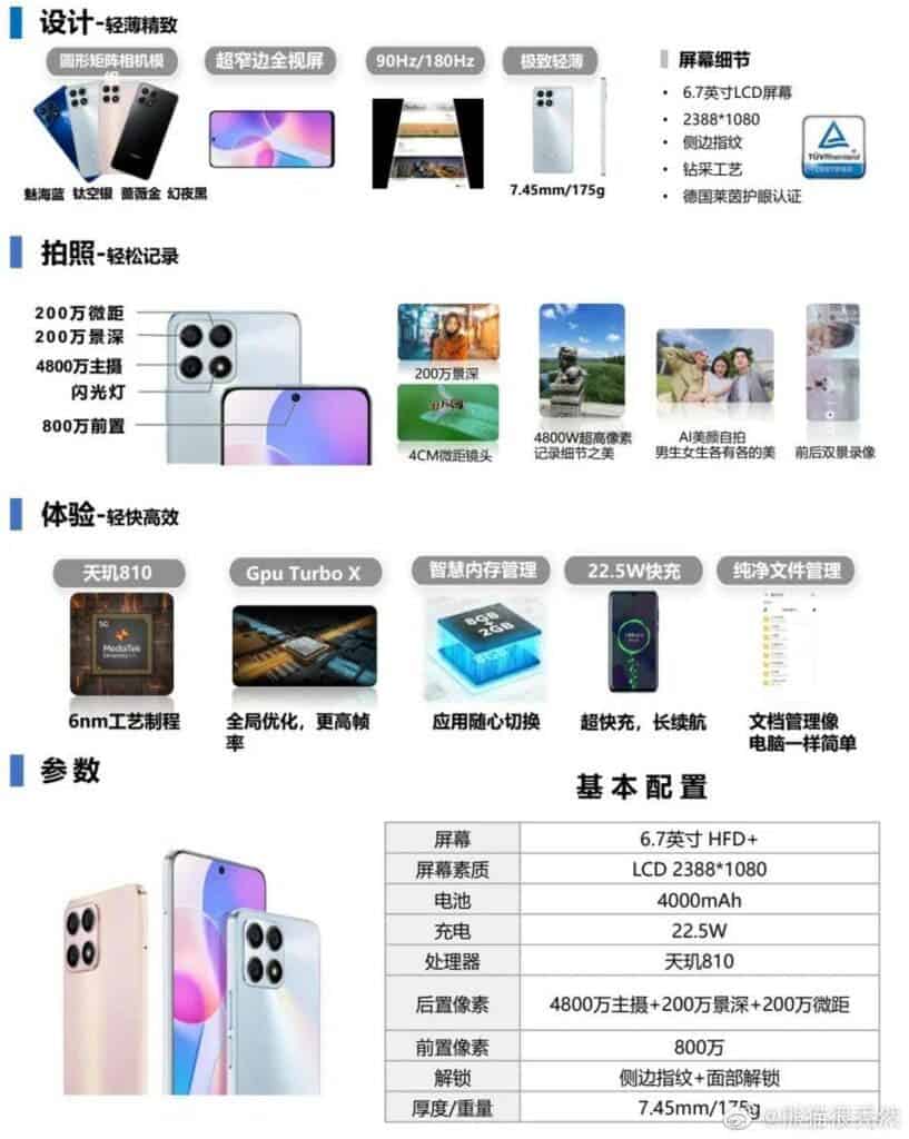 Honor X30i full specifications leaked