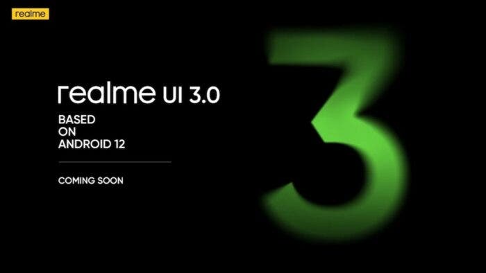 Realme GT Series Android 12 Realme UI 3.0