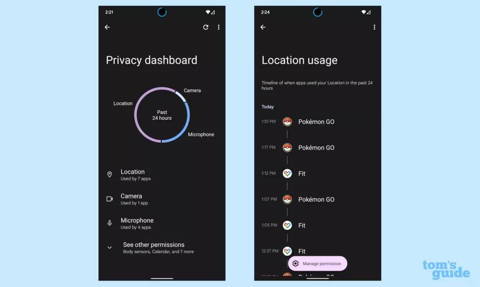 Android 12 Privacy Dashboard Access_3
