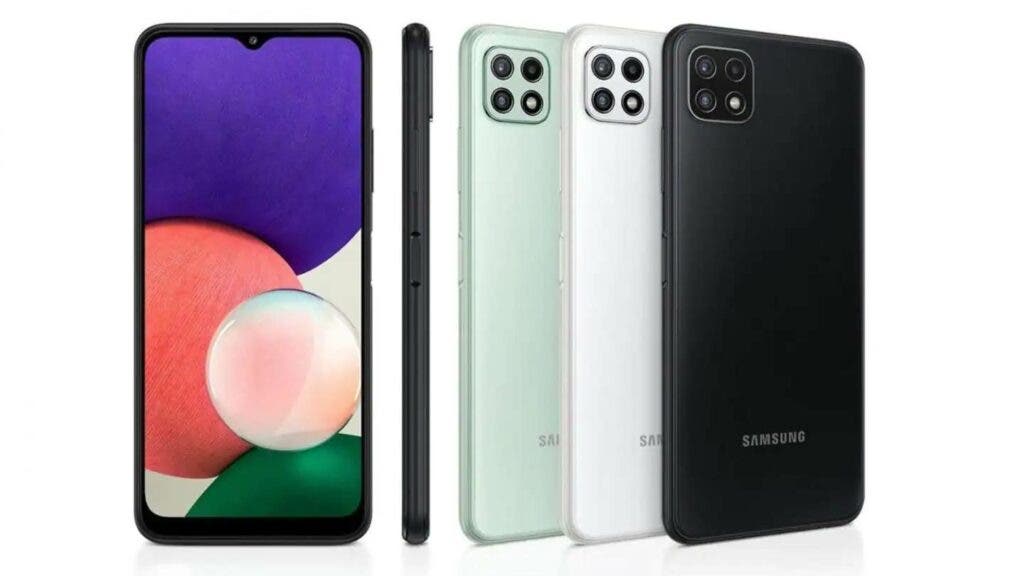 Samsung Galaxy A22s 5G color options