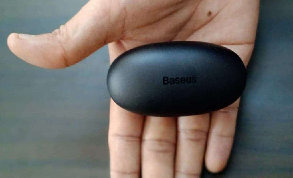 Baseus Wireless Earbuds Bluetooth Earphones W11_compact size