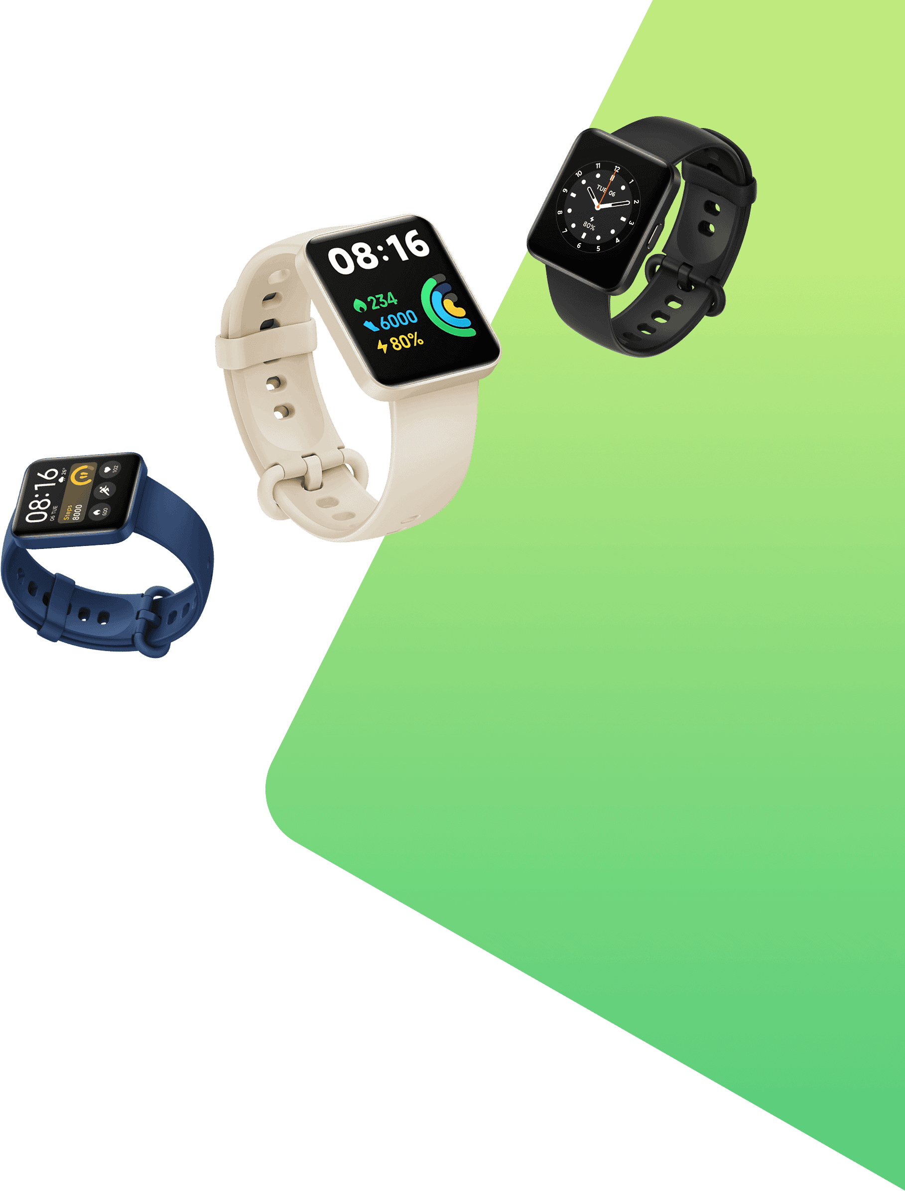 Redmi Watch 2 Lite design color options