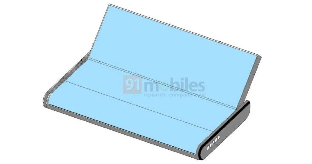 Samsung sliding, foldable display phone patent_1