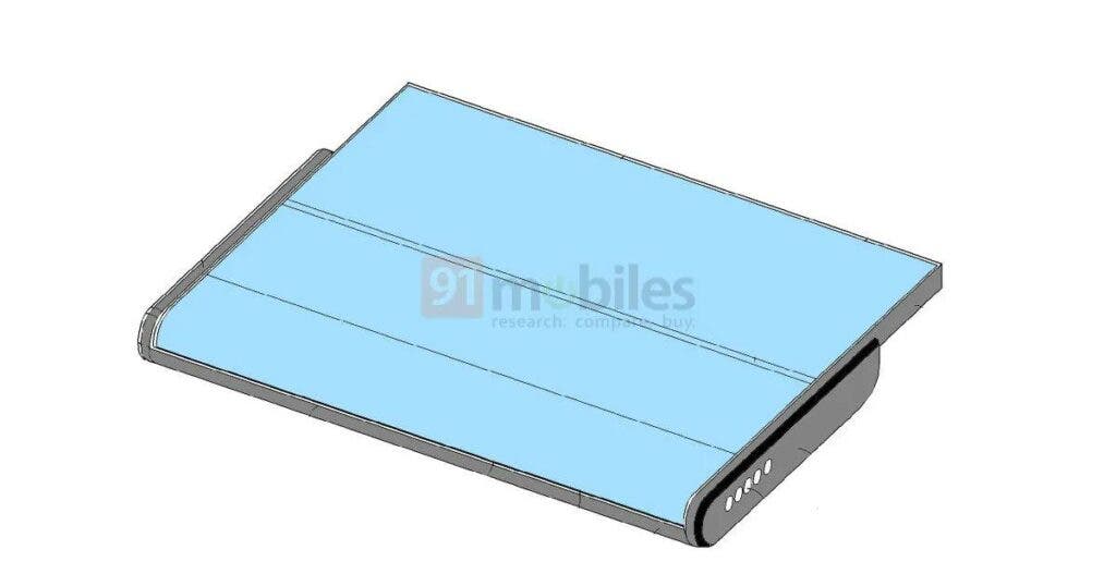 Samsung sliding, foldable display phone patent_2