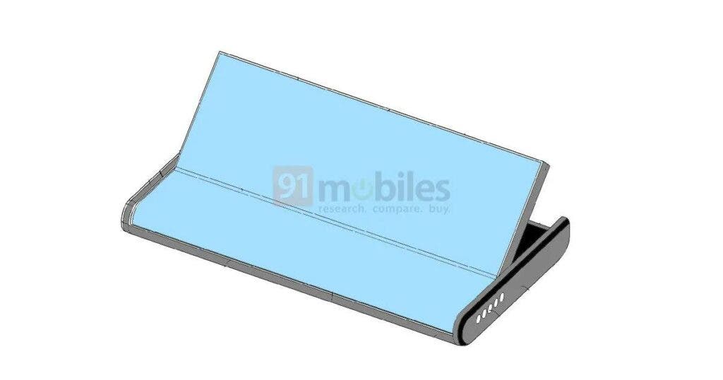 Samsung sliding, foldable display phone patent_3