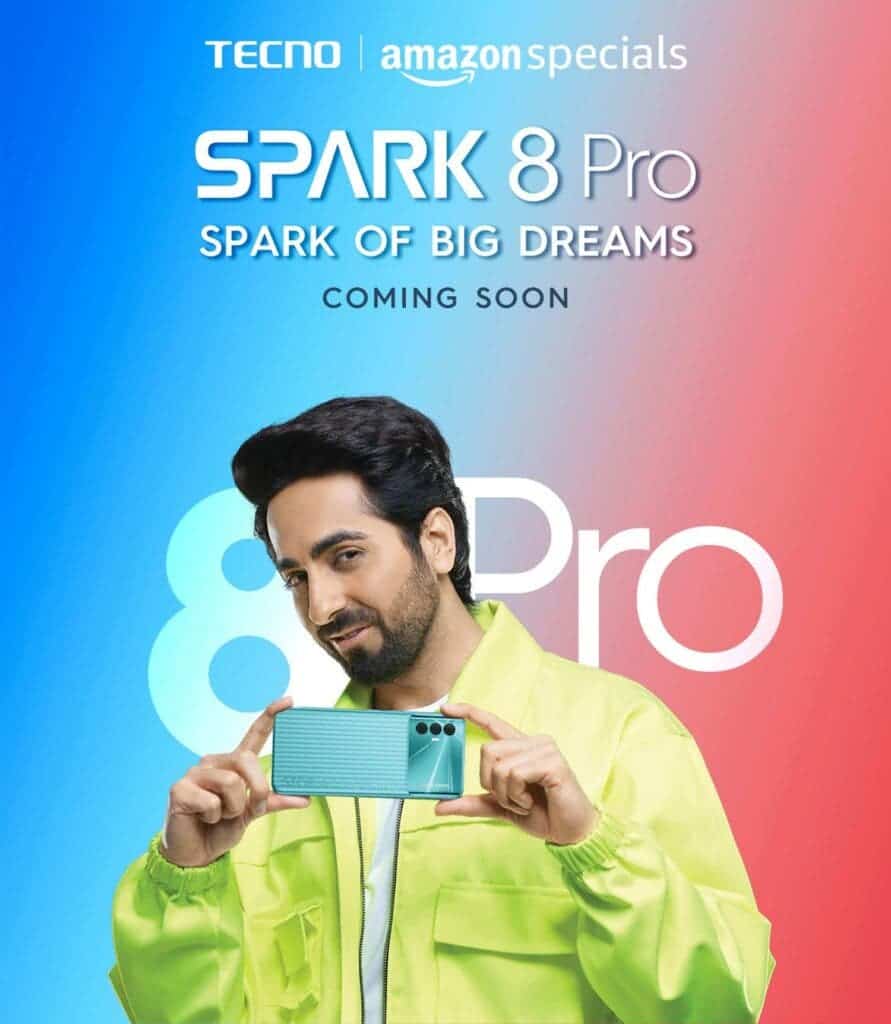 Tecno Spark 8 Pro India Aysuhman Khurana