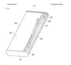 Samsung rollable or slidable display phone WIPO patent_1