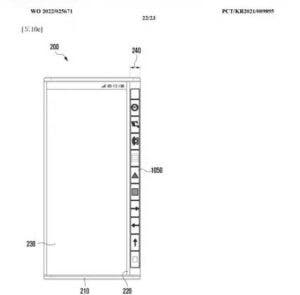 Samsung rollable or slidable display phone WIPO patent_3