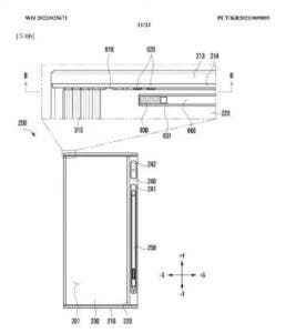 Samsung rollable or slidable display phone WIPO patent_5