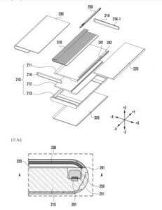 Samsung rollable or slidable display phone WIPO patent_7