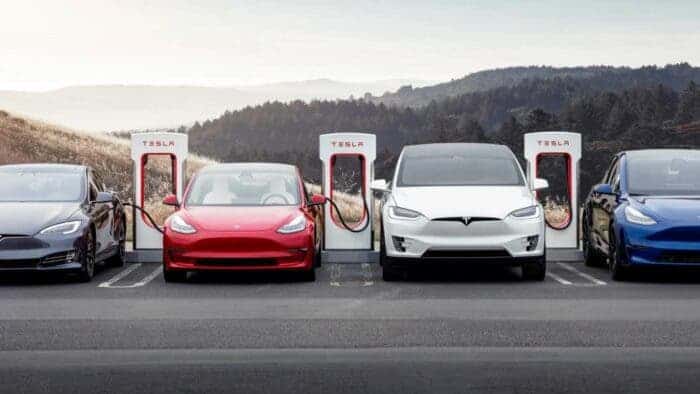Tesla Supercharging stations