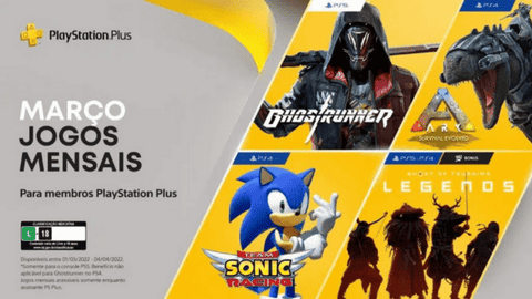 Jogos PlayStation Plus - Junho 2022