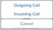 ongoing incoming calls