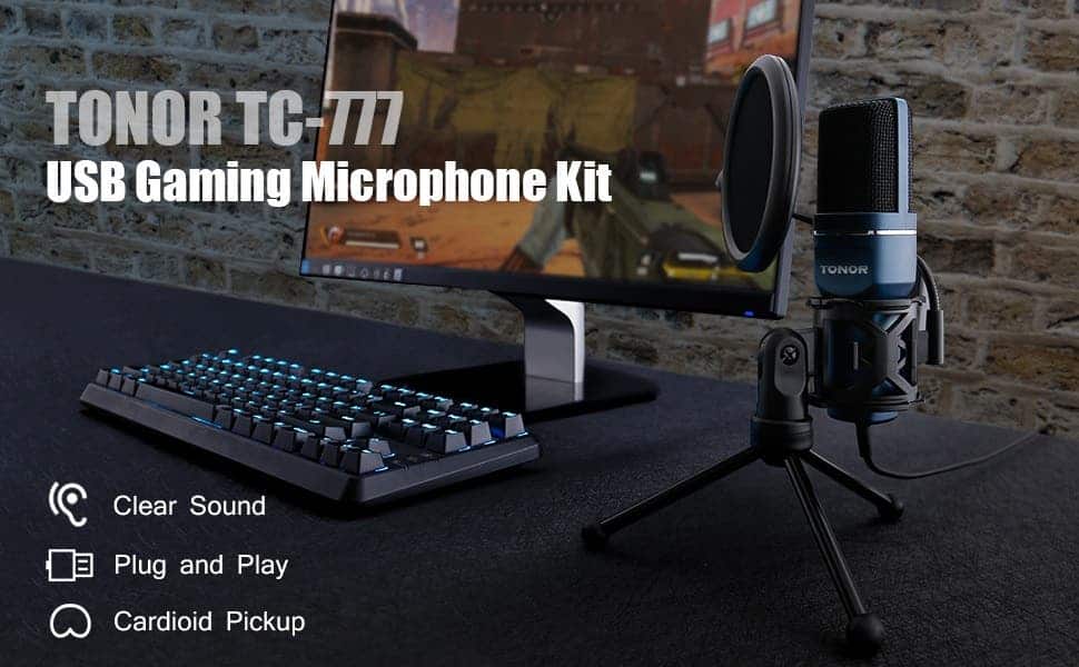 Get ready for streaming with TONOR TC-777 microphone 