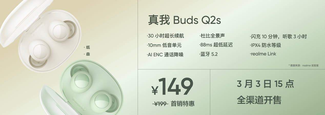 Realme Buds Q2s features