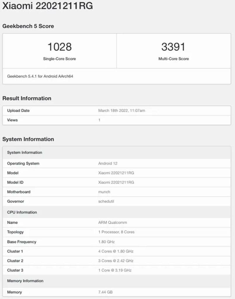 Poco F4 Spotted On Geekbench