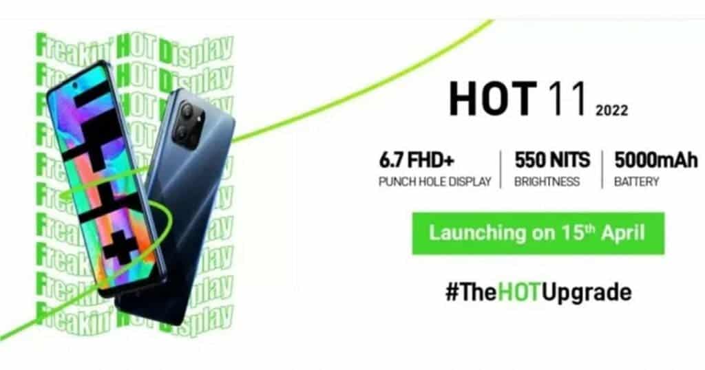 Infinix Hot 11 2022 India launch date