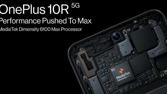 OnePlus 10R 5G MediaTek Dimensity 8100-MAX