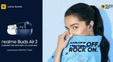 Realme Buds Air 3 India launch Flipkart listing