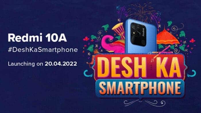 Redmi 10A India launch date official