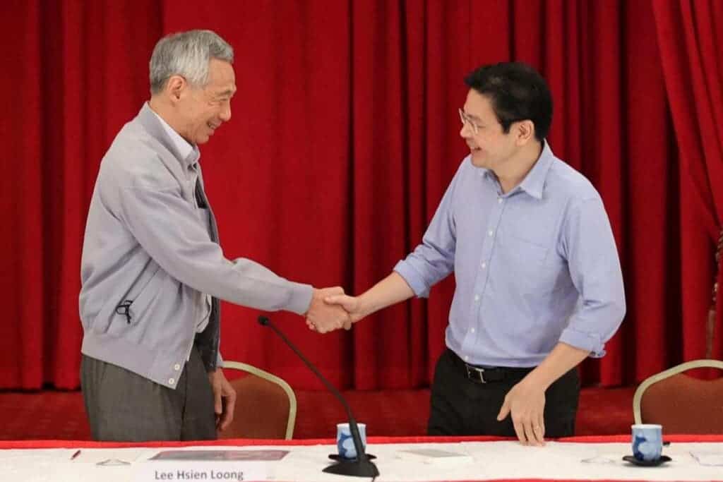 lawrence wong Lee Hsien Loong