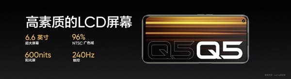 Realme Q5 screen