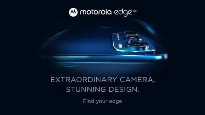 Motorola Moto Edge 30 India launch date