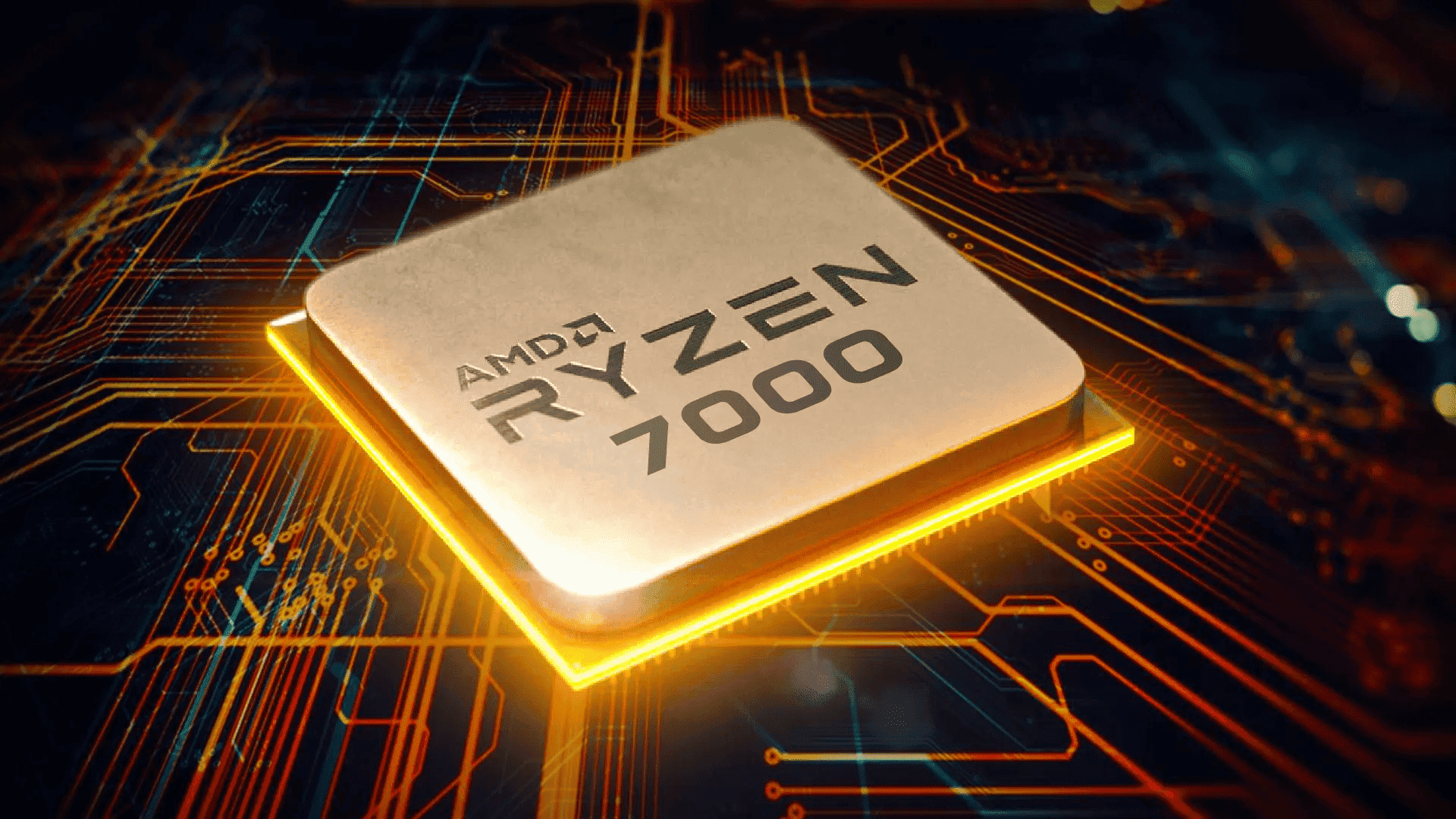 AM5 socket and Ryzen 7000 shown. Zen 4 capable of 5 GHz all-core 