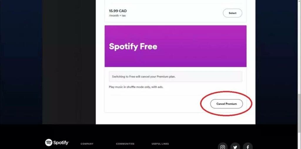 How to cancel Spotify Premium on desktop_3