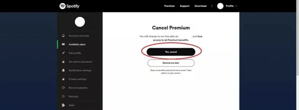 How to cancel Spotify Premium on desktop_5