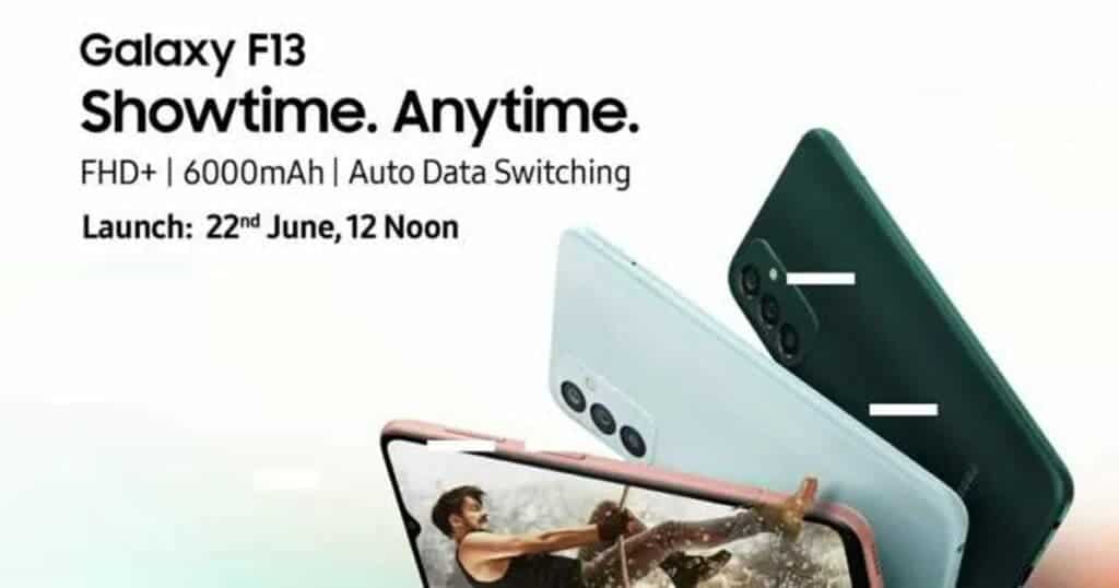 Samsung Galaxy F13 India launch date Flipkart