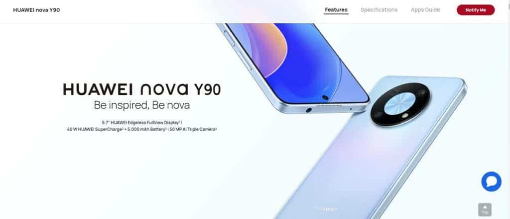 Huawei Nova Y90 Malaysia launch