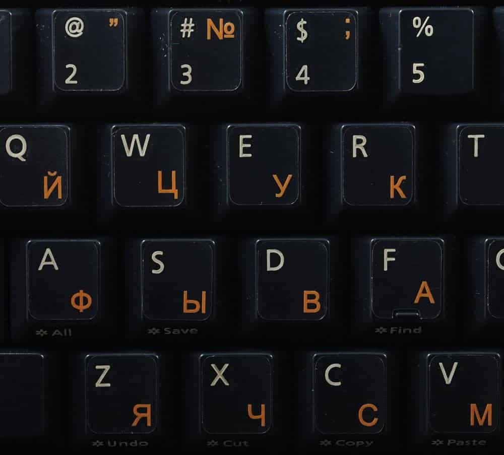 Russian Keyboards Roscosmos