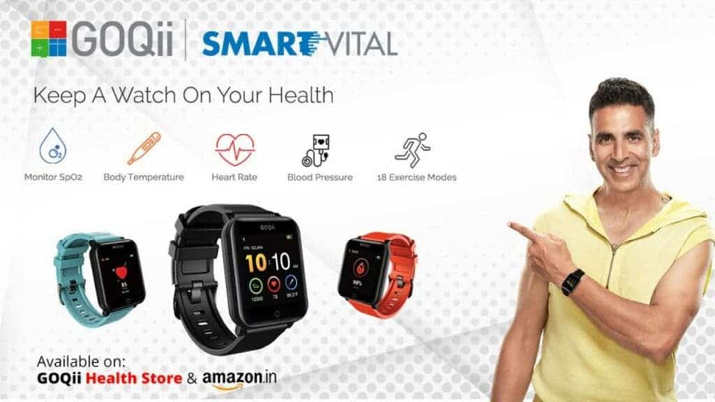 Best fitness bands in India in 2022 - GOQii Smart Vital Fitness Tracker
