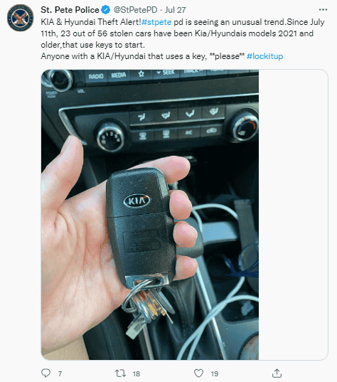 mareridt ambulance musikkens US TikTok "Kia Challenge" exposes some Hyundai and Kia models - can be  stolen with just a USB cable - Gizchina.com