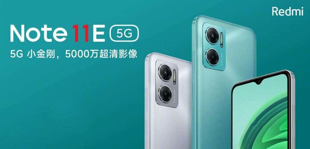 Redmi Note 11E 5G China