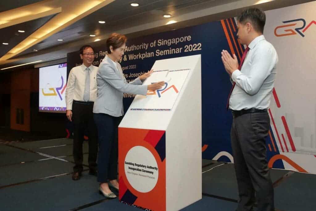 inauguration ceremony of the GRA in Singapore