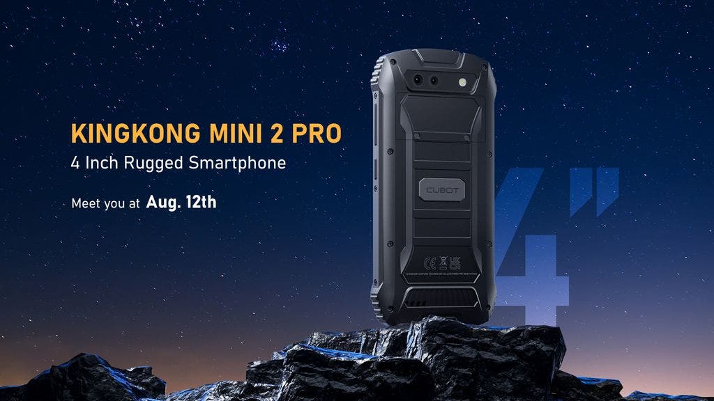 Cubot just launched their new 4-inch compact KingKong Mini2 Pro