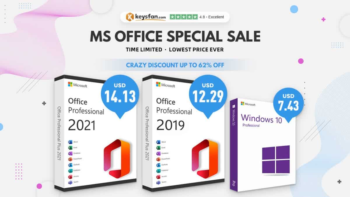 Office 2021 or Office 2019, which one do you prefer? MS Office is as low as .29! Get your MS Office at Keysfan!
