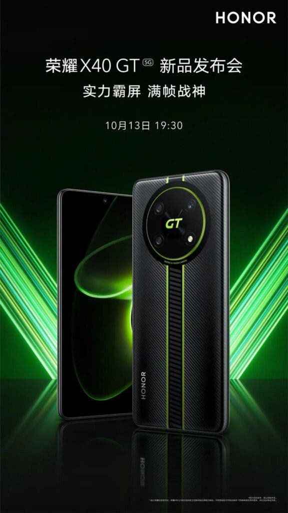 Honor X40 GT China launch teaser poster