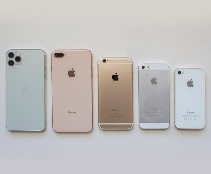 All Iphones to iPhone 15