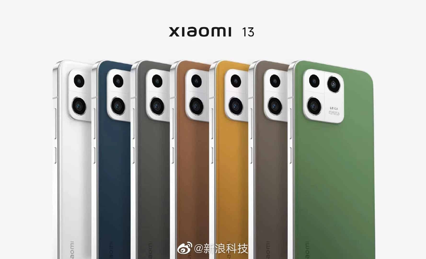 Xiaomi MI 13 colors