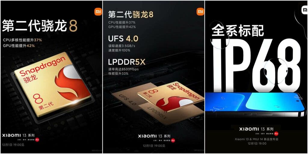 Xiaomi 13 series teaser_specs