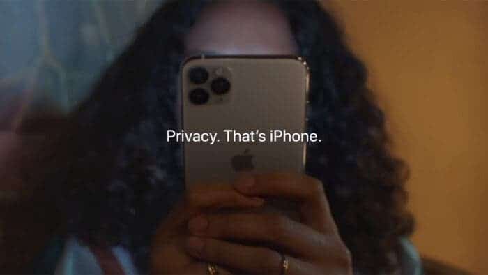 Apple user data privacy