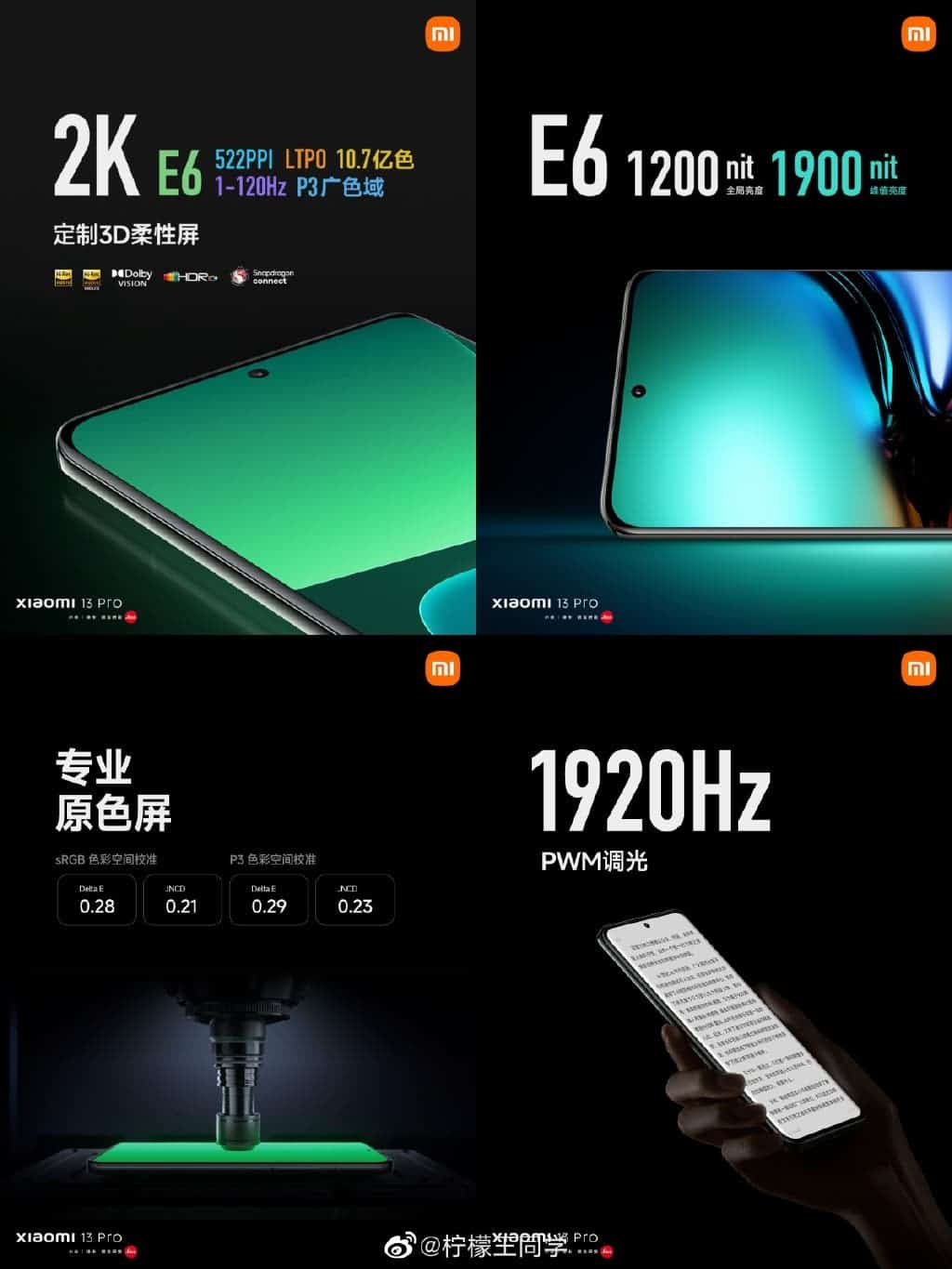 Xiaomi 13 Pro screen