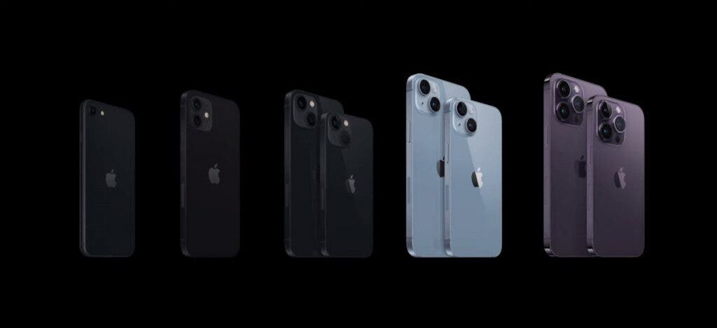 iPhone SE, iPhone 12, iPhone 13, and iPhone 14
