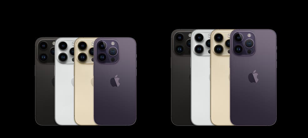 iPhone 14 pro and pro max