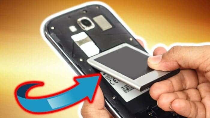Removable battery smartphone