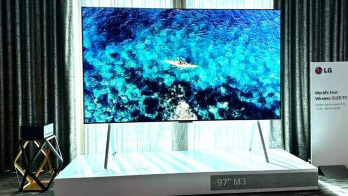 LG's 97-inch wireless OLED TV